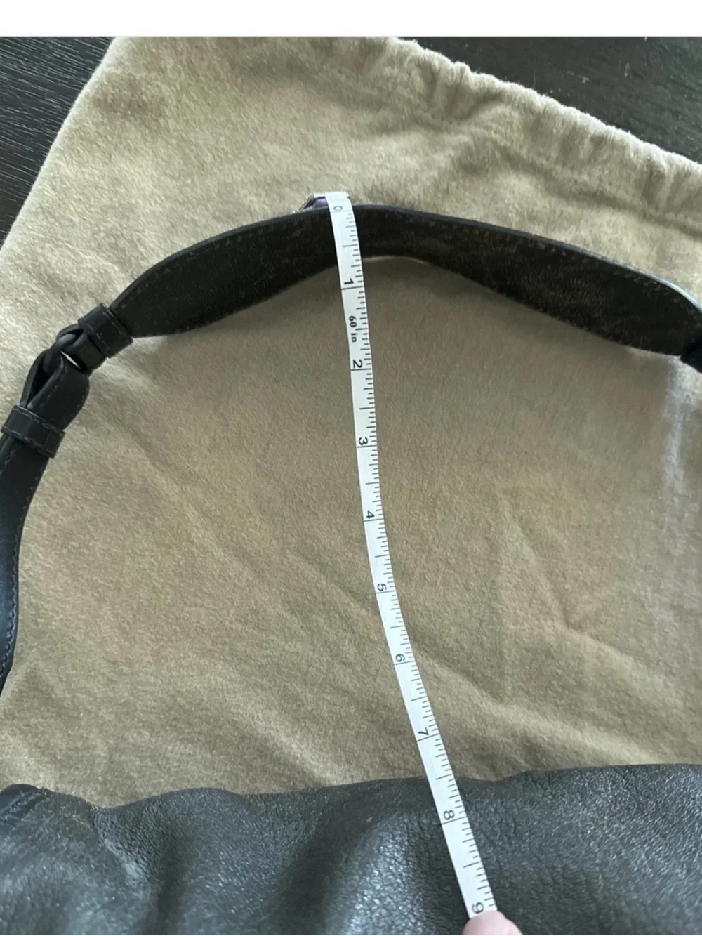 Bottega Veneta Distressed Black Leather Hobo Bag
